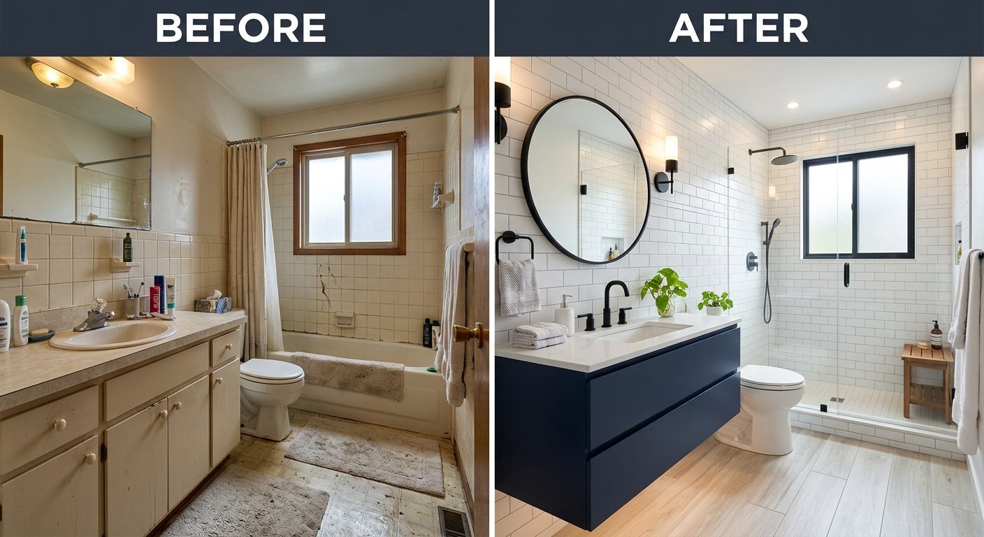 Komplette guide til badeværelsesrenovering fra start til slut